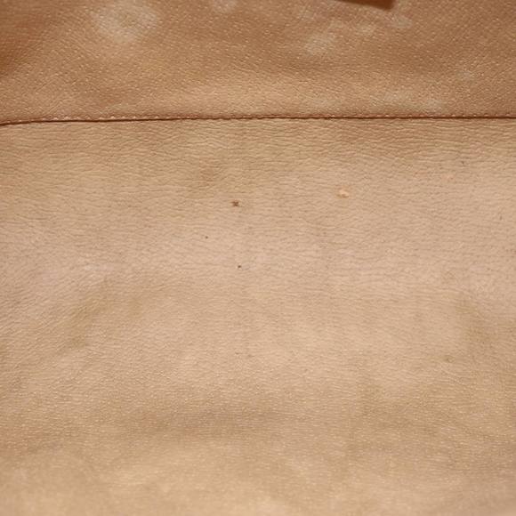 GUCCI GG Supreme Web Sherry Line Clutch Bag PVC Leather Beige Red Auth 84566 - Picture 9 of 16